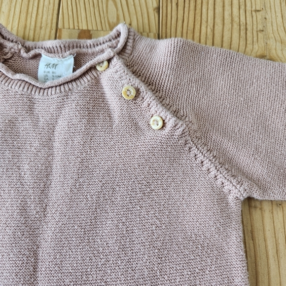 H&M BABY Knit one piece, size 9-12 months - Picture 3 of 5